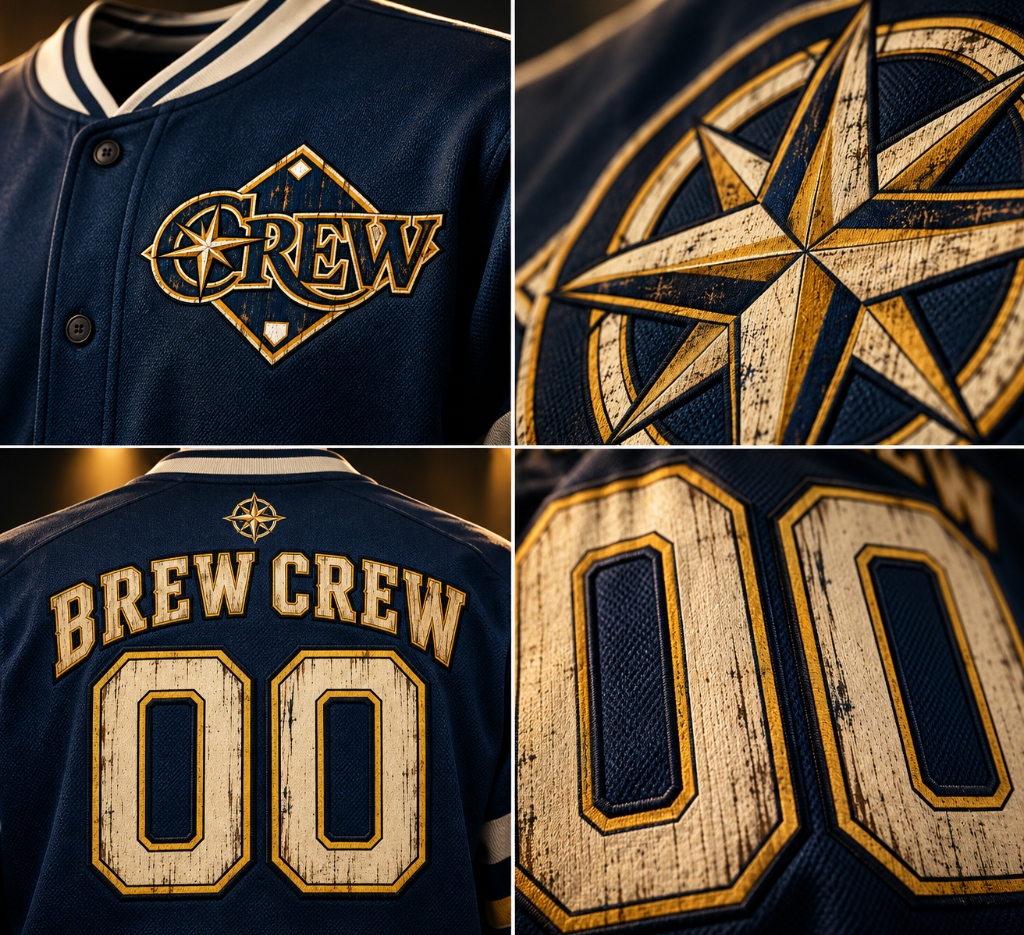 Brew Crew Baseball Jersey Details